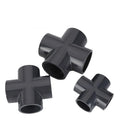 Durable UPVC Equal Four Way Cross Fitting 90-110 Diameter UPVC Cross Tee Guaranteed for Plumbing Applications