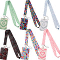New Arrival Sublimation Printed Promotional Custom logo Neck Strap Polyester  Lanyard With ID Card Holder