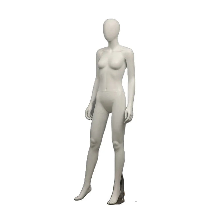 Wholesale Dummy FRP White Skin Stand with Base Full-Body with Head Fashion Plus Size Breast Fat Female 180cm Mannequin