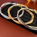 2024 Fashion Jewelry Wrapped Snake Bone Metal Necklace Exaggerated Collarbone Chain Fashion Accessories Choker Chain Necklaces