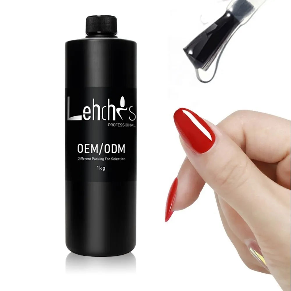Lehchis OEM Wholesale Long-lasting UV Gel No Wipe Rubber Matte Top Coat