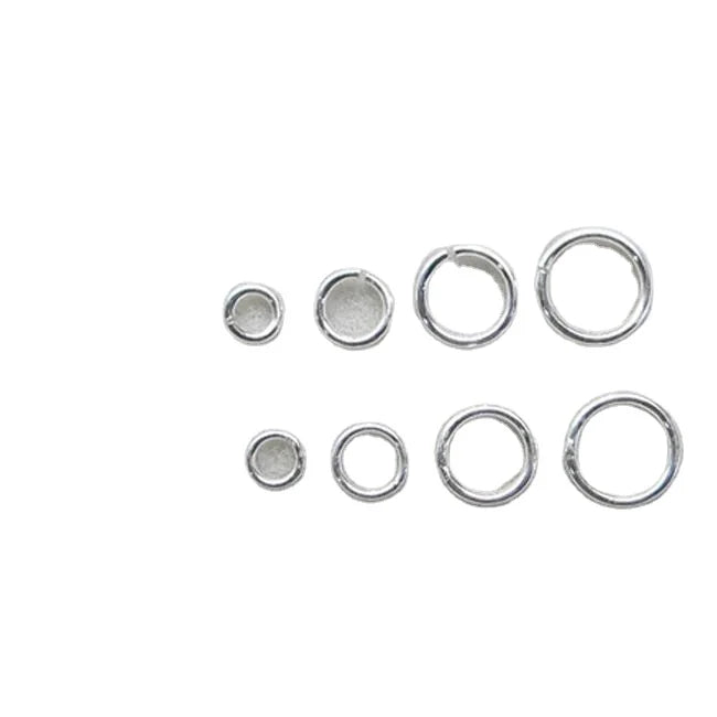 Accessories Open/closed Jump Ring Y0134 925 Sterling Silver Three COBBLER