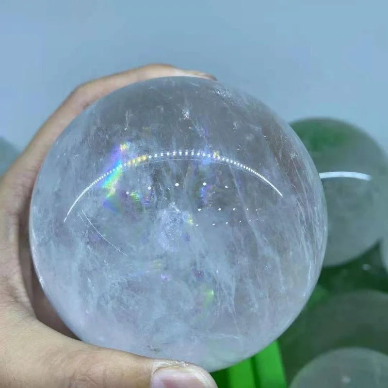 Wholesale Natural Big Size  Clear Quartz Crystal Ball Large Healing Stone Sphere Large Clear Quartz Sphere