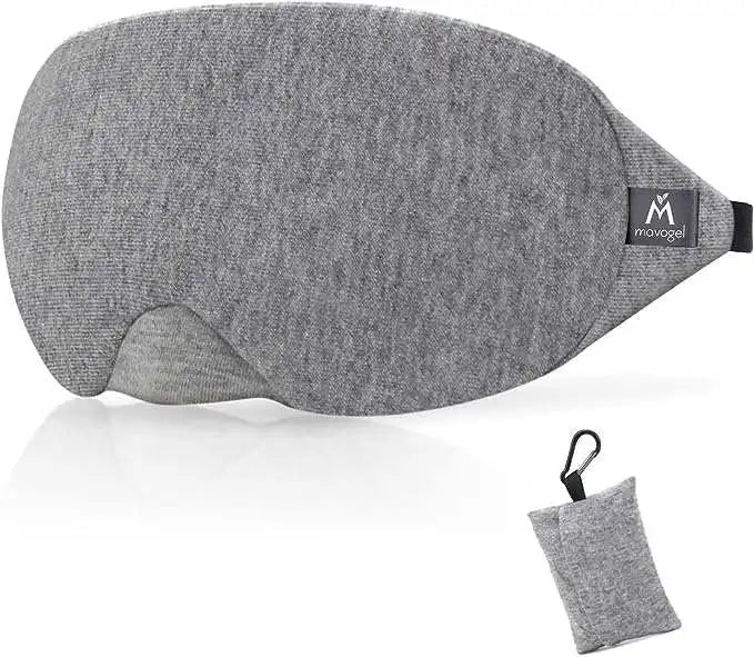 Mavogel Cotton Sleep Eye Mask Adjustable Comfortable Breathable Soft Custom Eye Mask for Sleeping With Eyelash Wholesale