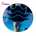 Festival Club Stage Performance Flash Glow Party Hat Rave Accessories Glowing Hat Light up Cap