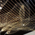 Wedding Props Ceiling Decoration Starry Net Glow Light Beads Wire Mesh Wedding Props Starry Scene Layout