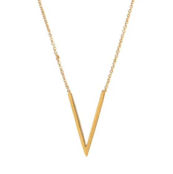 Inspire Jewelry Personalized Design Stainless Steel V Necklace Fadeless Exquisite Hot Sale Engagement Wear Jewelry for Women