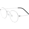 Manual Screwless B Titanium Glasses Frame IP Plating Korea Hot Sale Round Pure Titanium Myopia Glasses
