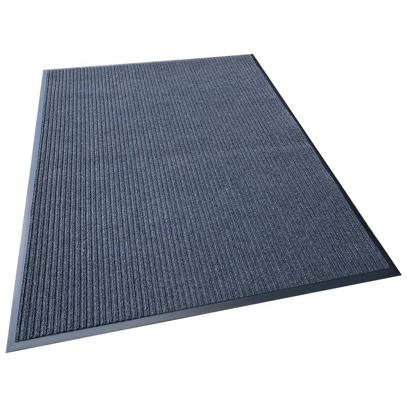 Commercial Anti-Slip Entrance Door Mat with Jacquard and Tufted Luxury Design Branded Rubber Washable and Printed Mat Backing