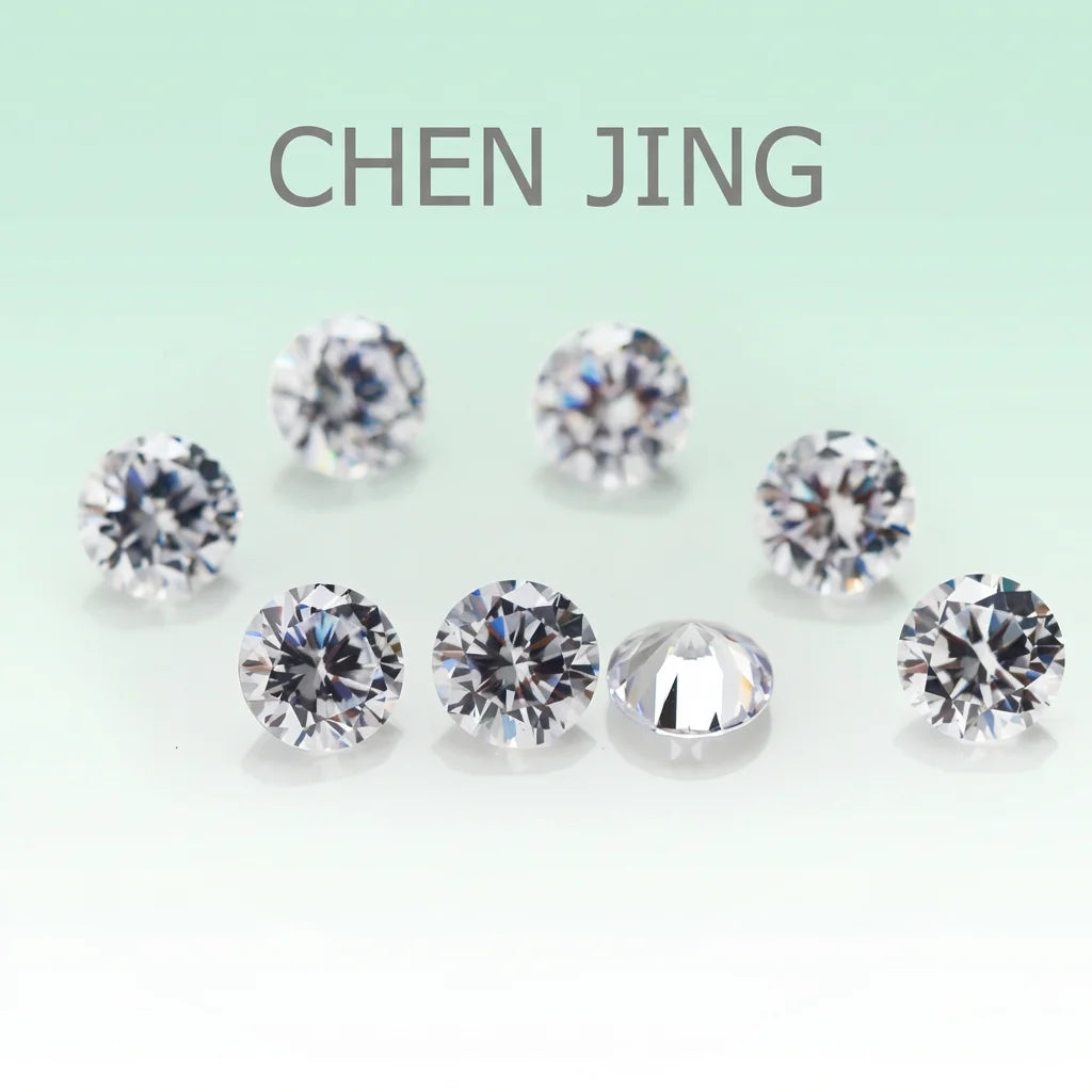 1mm 2mm 3mm 4mm 5mm White Small DE VVS VS Lab Grown Diamonds Round Melee Size HPHT CVD Loose Lab Diamonds for Sale