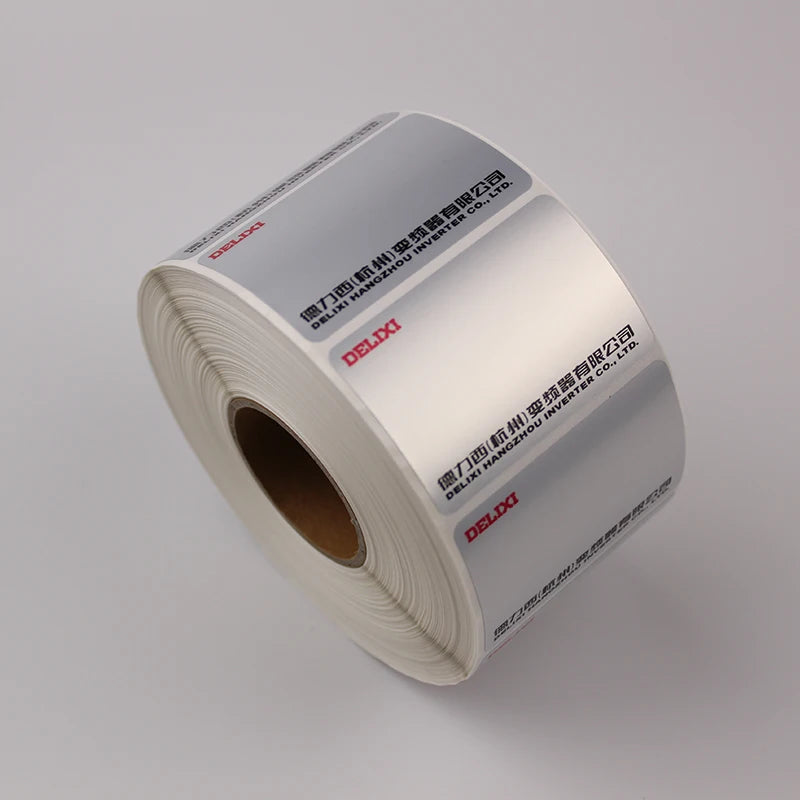 Custom Adhesive Stickers for Electronic Product Printed PET Labels Automatic Labeling Waterproof Barcode Printing Labels