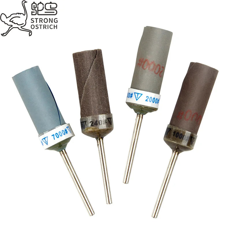 Strong Ostrich Sandpaper Stick Drum Sanding Stick Drum Jewellery Polishing Tools 2.35mm Sandpaper Rod Bar Jewelry Tool Equipment