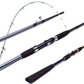 YJTY113 2.4m Carbon Fishing Rod 10-15lbs Big Game Trolling Soft Tip Snakehead Fish for Sea Saltwater River Lake Stream Fishing fishing trolling rod
