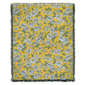 Wholesale Jacquard Tapestry Outdoor Camping  Flower Series Thread Woven  Blanket
