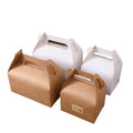 Factory Custom Corrugated Kraft Paper Food Grade Kraft Paper Candy Box Eco-friendly Handmade Cupcake Box 89