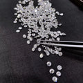HQ Gem Brilliant Cut Small Size 0.01carat 1.3mm VS GH Fake Diamond Loose Moissanite Diamond Price