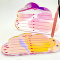 New Style Colorful Plastic Acrylic Lash Tray Tiles Laser Single Tile Lash Holder for Eyelash Extension Pallets
