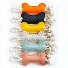 Fast Delivery Handmade Pet Chewing Training Toys Custom Puppy Toy Dog Toys Gift for Dogs Pets with Rope