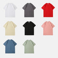 Wholesale 100% Cotton Men's T-Shirts Custom Oversized Short Sleeve 230Gsm Heavy Weight Solid Pattern Casual Style Loose Knitted