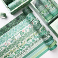 12 Rolls/box Cute Kawaii Decoration DIY Waterproof Kraft Paper Block Insulation Tapes Set Masking Tapes Sticker Decorative MegaBDM