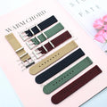 Multicolor Quick Release Twill Fabric Nylon Watch Bands 2 Piece 18 20 22mm Stainless Steel Buckle Nylon Watch Straps Customized