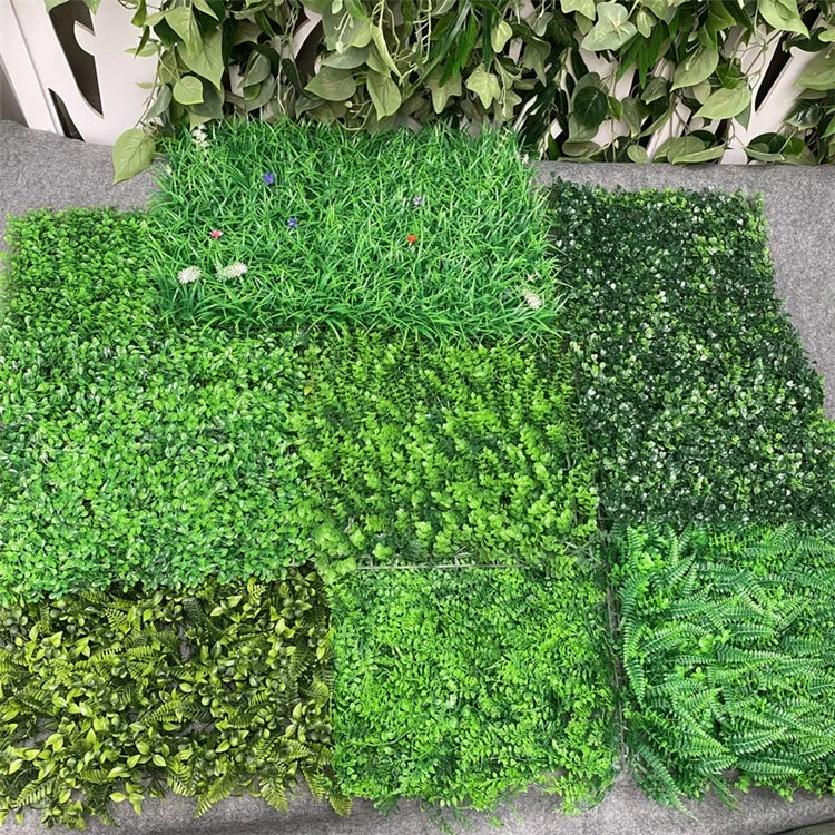 Shop Backdrop Wall Decoration Plant Wall Grass Panel Artificial Wall Plants for Wedding