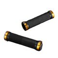 Ergonomic Anti-Skid Damping Rubber Bike Handlebar Grips Mountain Road Bicycle Lock-On End Cover with Anti-Slip Feature
