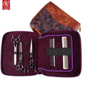 PB-18L Luxury Eco-Friendly Stocked Folder Made of PU Decorative Case for 12pcs Scissors Dogs & Cats