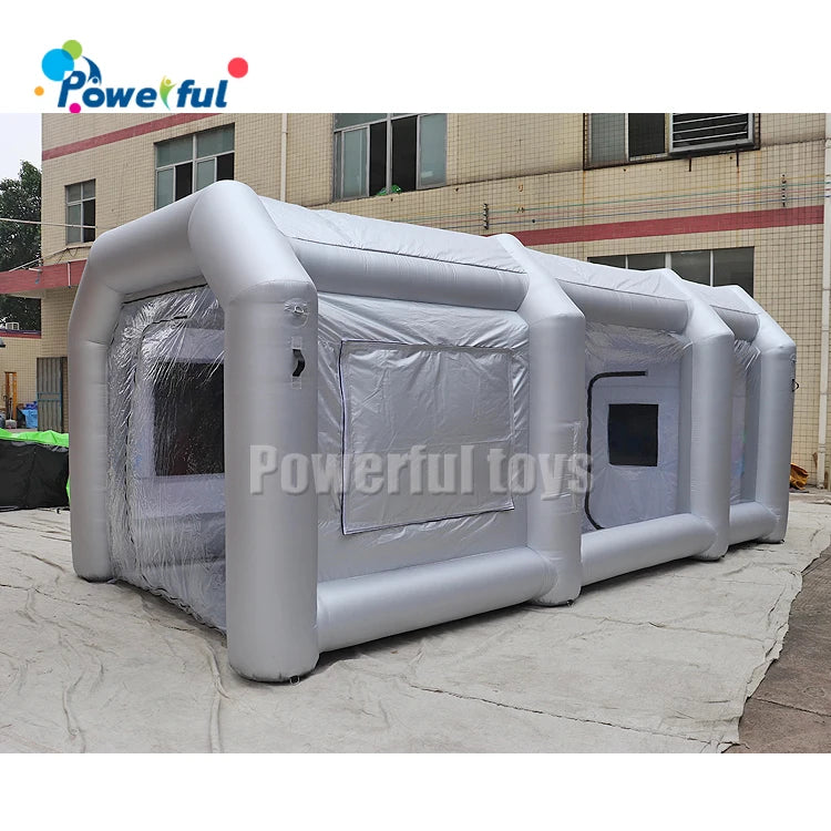 Hot Sale 4x2.5x2.5m Mobile Inflatable Painting Spray Booth Inflatable Paint Car Booth for Sale