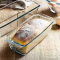 High Borosilicate Heat-resistant Glass Eco-Friendly Square Dish Fresh-keeping Baking Mold Microwave Oven Bread Cake Baking Party