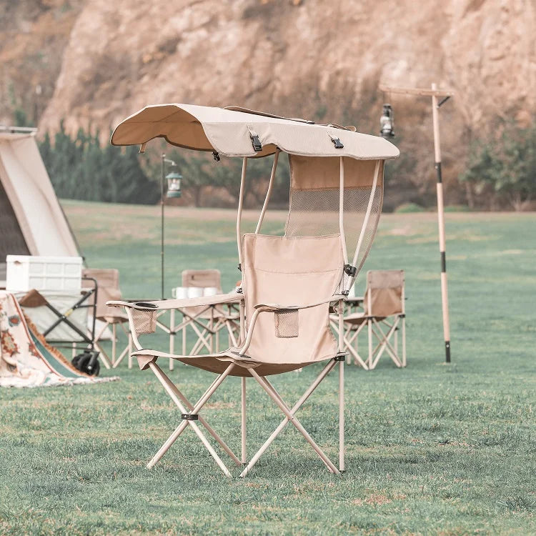 Offroad 4x4 Outdoor Camping Chair With Canopy Waterproof Folding Fishing Chair Manufacturers Foldable Chairs 4X4 Accessories