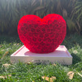 2022 Wholesale Custom Heart-shaped Preserved Rose in Acrylic Boxes for Mother's Day and Valentine's Day Gifts