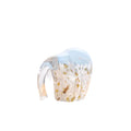 Custom Color Elephant Modern Blown Design Glass Art Natural Style Animal Pattern Plate Home Desk Decoration for New Gifts Crafts