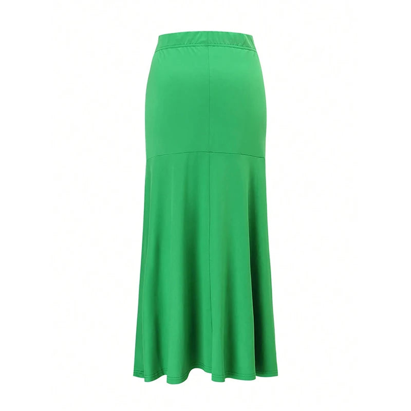 Custom New Denim Breathable Casual A-Line High Waist Knee-Length Skirt for Women Evening Christmas Party Wear