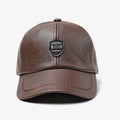 X1698 PU Leather Hats  Adult  Baker Boy Hats  Suede Trucker Caps German Leather Hat