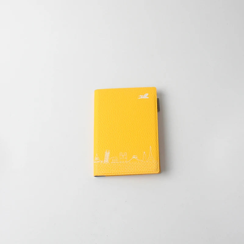 Custom Recycled Eco Friendly Pu Leather Passport Covers Holder