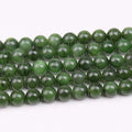 Wholesale Natural Real Canadian Green Jade Loose Bead Stand Nephrite for Jewelry Making 6mm 8mm 10mm