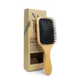 Masterlee Factory Wholesale Bamboo air Bag Detangling Paddle Scalp for Hair Growth Massage  Hair Brush with Packaging Box