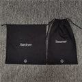 Chuanghua 12oz Black Canvas Hair Dryer Dust Bag Luxury Black Dust Bag With Logo Cotton Packaging Bags 30x50