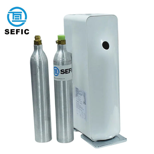 0.6L Soda Cylinder TPED Certification ISO7866 CO2 Aluminum Cylinder for Beverage Soda Maker