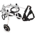 USMILEPET Lightweight Aluminum Alloy Dog Wheelchair Adjustable for Disabled Hind Legs Walking for Back Legs