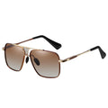 2025 Gradient Large Frame Sun Glasses for Men Custom Logo Toad Metal Shades with Polarized Tac Lenses Available Beige Gold Red