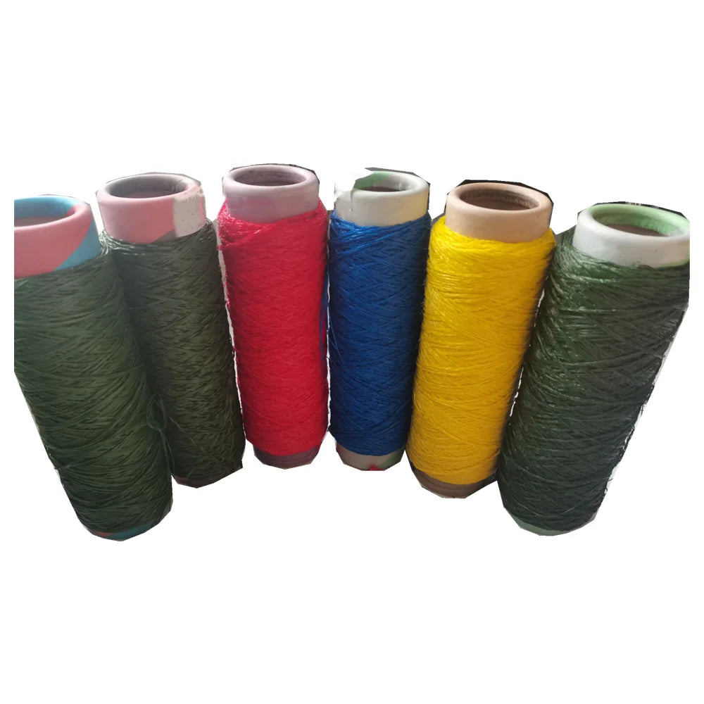 High Standard Free Sample 8-Ply PP Synthetic Grass Filament Yarn Colorful Curly Artificial Grass for Soccer & Padel Courts