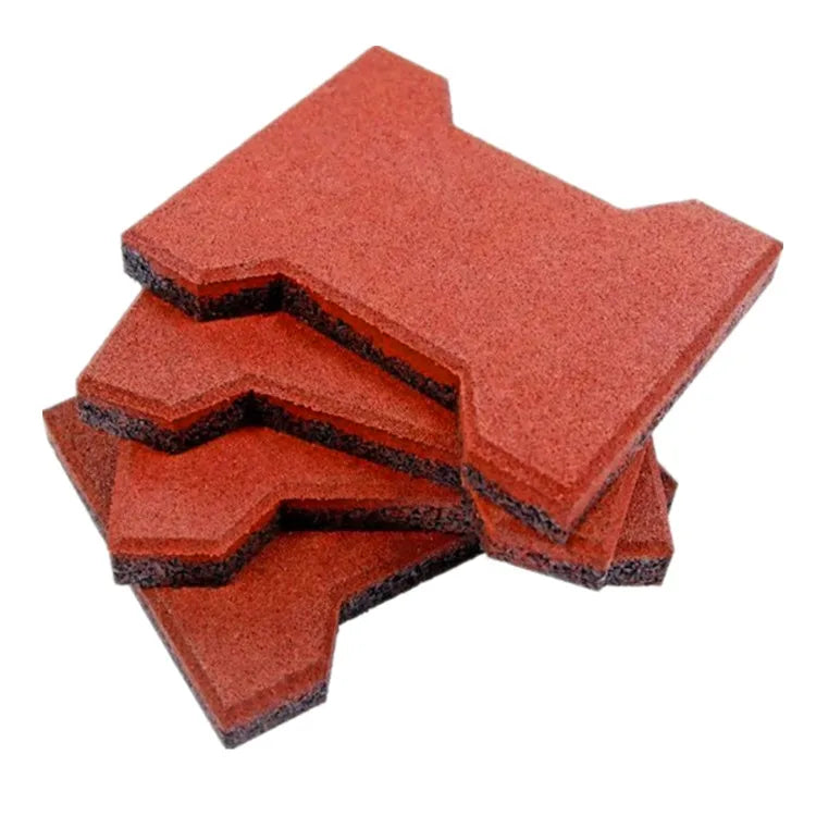 Outdoor House Stable Dog Bone Rubber Paver Flooring Bricks Tile