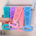 Source Hair Toothpaste Squeezer Double-Sided Plastic & Silicone Simple Durable Mud Scrubbing Bath Towel for Men Women