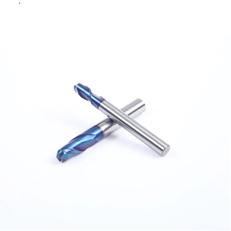 Blue Coating Carbide Ball Nose End Mill MegaBDM