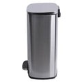 Hotel 50L Rectangular Commercial Litter Bin Trash Container Shopping Mall Trash Bin Stainless Steel