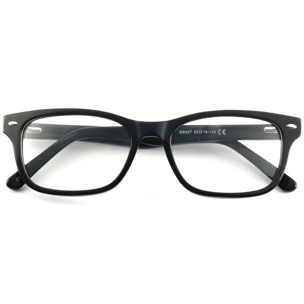 G6037 New Fashion Unique Man square Acetate Optical Frames Hand Made Eyewear Eye Glasses Custom Eyeglasses Frames for Men Women