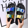 Unisex Adults Beach Summer New Style Ladies Custom Sandals Comfortable Flat House Slippers for Women and Ladies for Spring