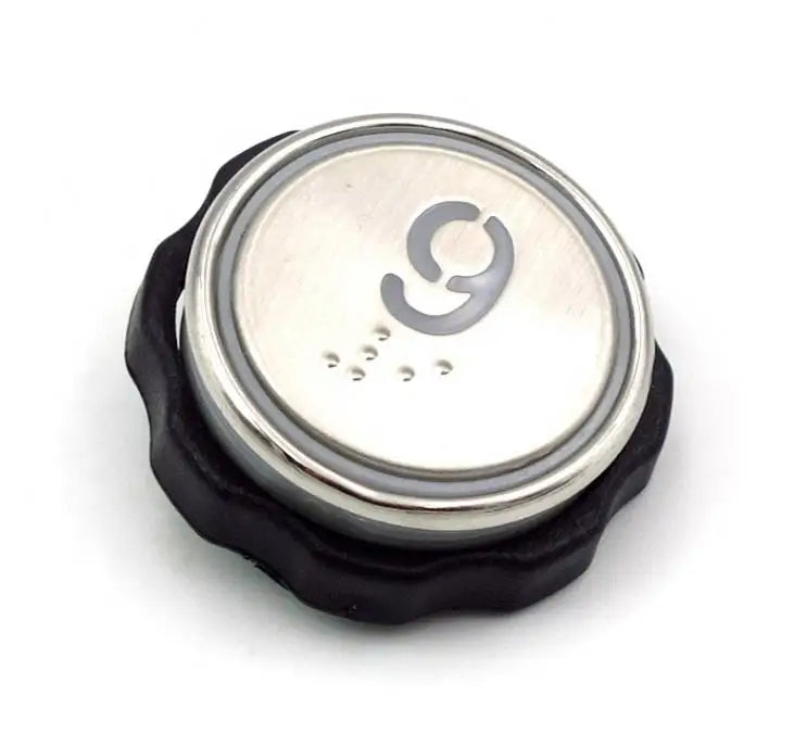 Elevator Spare Parts Elevator Push Button BR34C With Orange Button Covering and Braille
